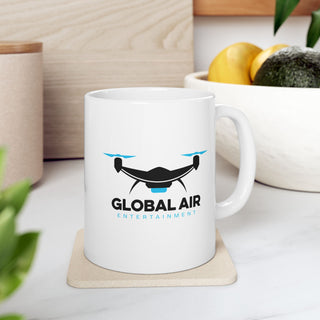 Global Air Ceramic Mug - Perfect for Aviation Enthusiasts