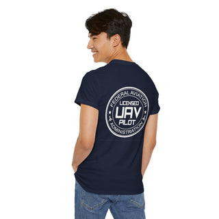 Licensed UAV Pilot Tee – Global Air Entertainment Unisex Heavy Cotton Shirt