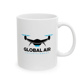 Global Air Ceramic Mug - Perfect for Aviation Enthusiasts