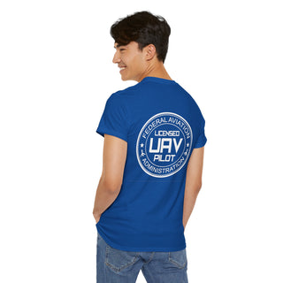 Licensed UAV Pilot Tee – Global Air Entertainment Unisex Heavy Cotton Shirt