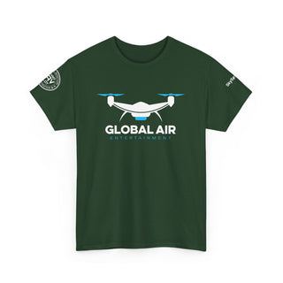 Licensed UAV Pilot Tee – Global Air Entertainment Unisex Heavy Cotton Shirt