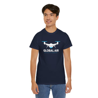 Licensed UAV Pilot Tee – Global Air Entertainment Unisex Heavy Cotton Shirt