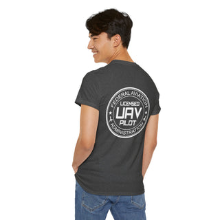 Licensed UAV Pilot Tee – Global Air Entertainment Unisex Heavy Cotton Shirt