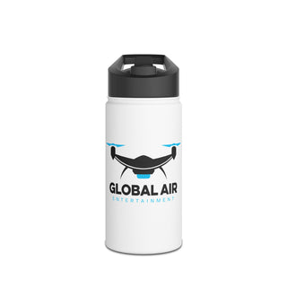 Global Air Entertainment Stainless Steel Water Bottle - Durable Travel Mug for Adventure Seekers