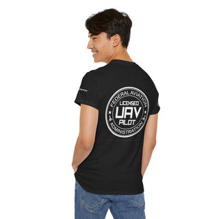 Licensed UAV Pilot Tee – Global Air Entertainment Unisex Heavy Cotton Shirt