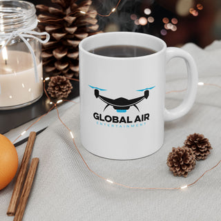 Global Air Ceramic Mug - Perfect for Aviation Enthusiasts